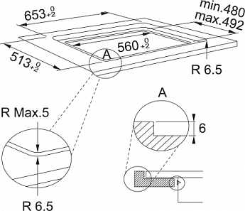 картинка Индукционная варочная панель Franke FSM 654 I B BK 