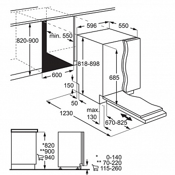 картинка Посудомоечная машина Aeg FSE83708P 