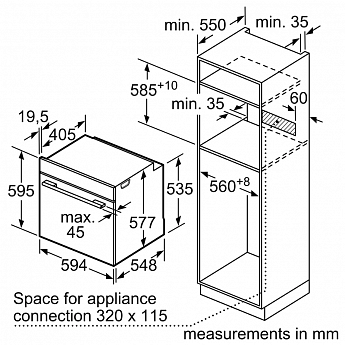 картинка Электрический духовой шкаф Bosch HBG7741B1 