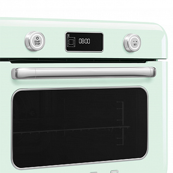 картинка Мини-печь с паром Smeg COF01PGEU постельный зеленый  картинка Мини-печь с паром Smeg COF01PGEU постельный зеленый