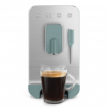 картинка Кофемашина Smeg BCC12EGMEU изумрудно-зеленый матовый  картинка Кофемашина Smeg BCC12EGMEU изумрудно-зеленый матовый