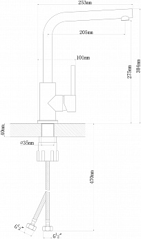 картинка Смеситель Florentina ДЕЛЬТА Ультра 