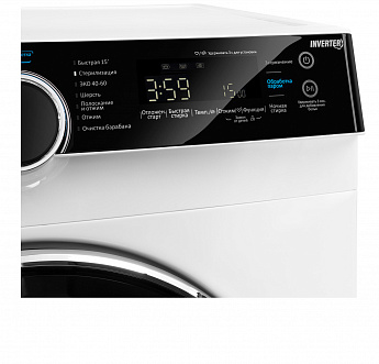картинка Стиральная машина с инвертором и паром MAUNFELD MFWM1510WH06  картинка Стиральная машина с инвертором и паром MAUNFELD MFWM1510WH06