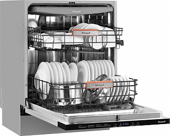 картинка Посудомоечная машина встраиваемая Weissgauff BDW 6038 D Autoopen 