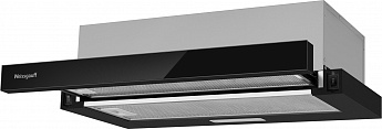 картинка Кухонная вытяжка Weissgauff TEL 600 Black Glass 