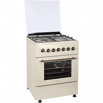 картинка Комбинированная кухонная плита Nordfrost GE 6064 YR  картинка Комбинированная кухонная плита Nordfrost GE 6064 YR