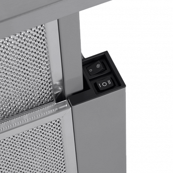 картинка Кухонная вытяжка Maunfeld VSQ 60 INOX/GLASS WHITE  картинка Кухонная вытяжка Maunfeld VSQ 60 INOX/GLASS WHITE