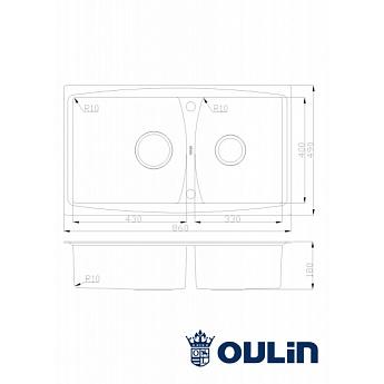 картинка Мойка для кухни Oulin OL-S8203  картинка Мойка для кухни Oulin OL-S8203