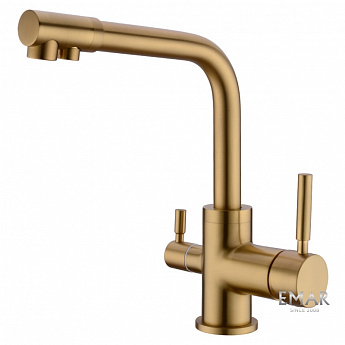 картинка Смеситель Emar ECB-3003 PVD Golden  картинка Смеситель Emar ECB-3003 PVD Golden
