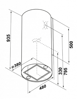 картинка Кухонная вытяжка Maunfeld LEE SIDE (C) 39 INOX 