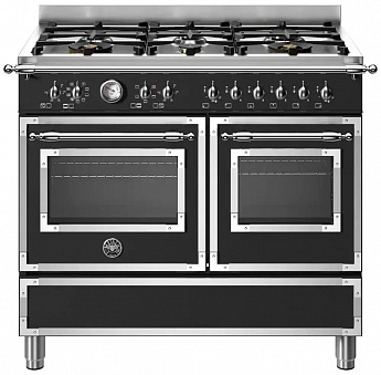 картинка Комбинированная кухонная плита Bertazzoni HER106L2ENET чёрная  картинка Комбинированная кухонная плита Bertazzoni HER106L2ENET чёрная