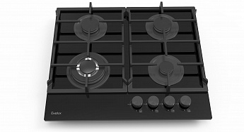 картинка Газовая варочная панель Evelux HEG 675 BG черная 