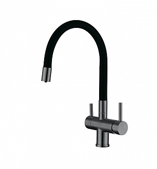 картинка Смеситель Emar ЕС - 3015 PVD Dark  картинка Смеситель Emar ЕС - 3015 PVD Dark