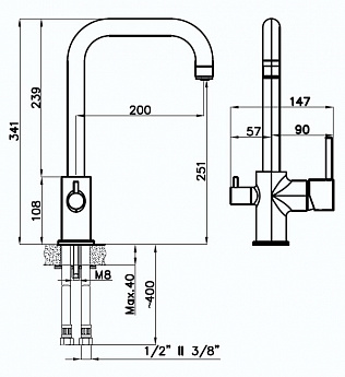 картинка Смеситель Rivelato Tovel 9025208  картинка Смеситель Rivelato Tovel 9025208
