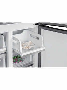 картинка Полувстраиваемый холодильник Hiberg RFQ-600DX NFYM INVERTER бежевый 