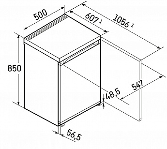 картинка Отдельностоящий холодильник Liebherr Re 1200-20 001 