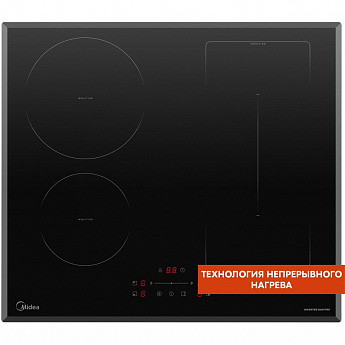 картинка Индукционная варочная панель Midea MIH65787F  картинка Индукционная варочная панель Midea MIH65787F