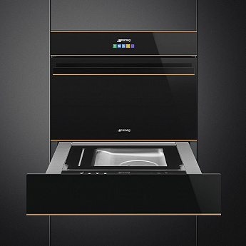 картинка Ящик для вакуумирования Smeg CPV615NR черное стекло  картинка Ящик для вакуумирования Smeg CPV615NR черное стекло