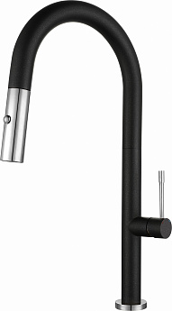 картинка Смеситель Rivelato Asti 3972500 antracite/cromo 