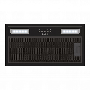 картинка Кухонная вытяжка Lex HYPER 600 LIGHT BBL черная 