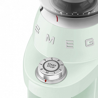 картинка Кофемолка Smeg CGF03PGEU постельный зеленый 