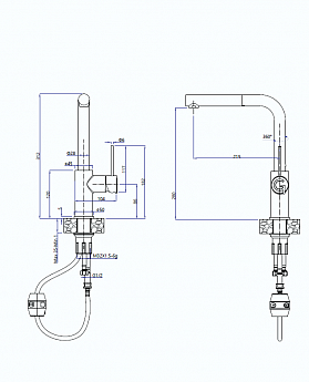 картинка Смеситель Rivelato Albano 1573503 BS 