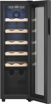 картинка Полувстраиваемый винный шкаф Weissgauff WWC-12 Compressor 