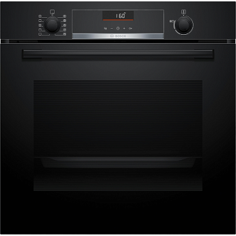 картинка Электрический духовой шкаф с паром Bosch HBG536EB3 черный  