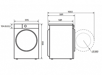 картинка Сушильная машина Kuppersberg DM 561 GR 