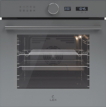 картинка Электрический духовой шкаф Lex EDM 1001 ONE GR серая  картинка Электрический духовой шкаф Lex EDM 1001 ONE GR серая