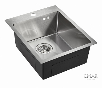 картинка Мойка для кухни Emar EMB-128A PVD Nano Satine  картинка Мойка для кухни Emar EMB-128A PVD Nano Satine