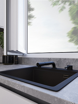 картинка Смеситель Emar ЕС - 7027 Black 