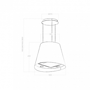 картинка Кухонная вытяжка Elica JUNO URBAN ZINC/F/50  картинка Кухонная вытяжка Elica JUNO URBAN ZINC/F/50