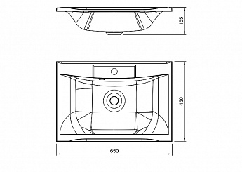 картинка Раковина Florentina Прима 650 
