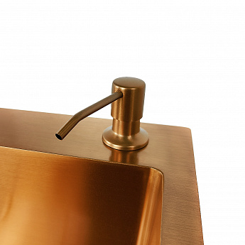 картинка Комплект Emar PVD COPPERY (мойка, смеситель, дозатор) 