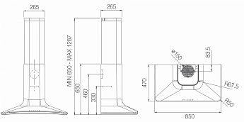 картинка Кухонная вытяжка Elica SWEET EMBRACE/A/85 + CAM 