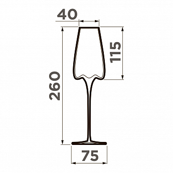 картинка Бокалы для игристого Omoikiri Omoikane-SW  