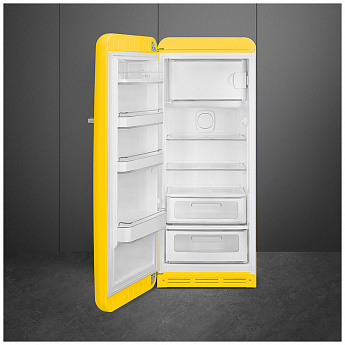 картинка Отдельностоящий холодильник Smeg FAB28LYW5  картинка Отдельностоящий холодильник Smeg FAB28LYW5