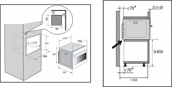 картинка Микроволновая печь De Dietrich DKE4535X Stellar Steel  картинка Микроволновая печь De Dietrich DKE4535X Stellar Steel
