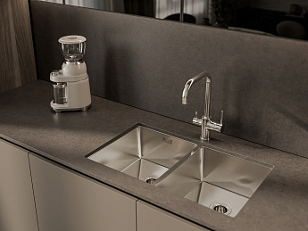 картинка Мойка для кухни Rivelato Rinox 7444 U2 