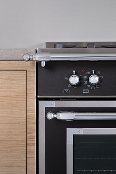 картинка Комбинированная кухонная плита Bertazzoni HER96L1ENET чёрный  картинка Комбинированная кухонная плита Bertazzoni HER96L1ENET чёрный