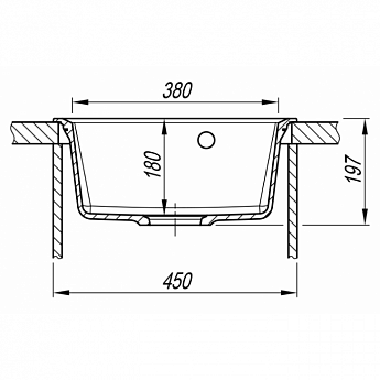 картинка Мойка Florentina КОНСУЛ-450 
