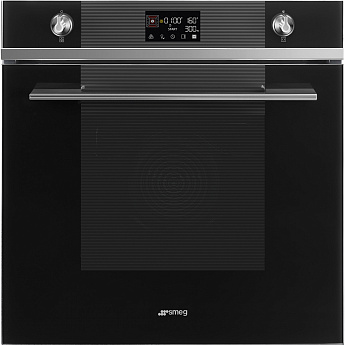 картинка Электрический духовой шкаф с СВЧ Smeg SO6102M2N 
