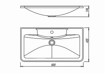 картинка Раковина Florentina Аллегро 900 