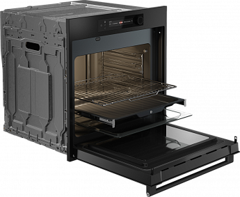 картинка Электрический духовой шкаф с функцией СВЧ Asko OCM66GSH графит 