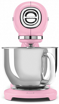 картинка Миксер планетарный Smeg SMF05PKEU розовый 