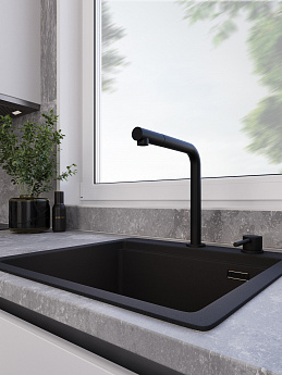 картинка Смеситель Emar ЕС - 7027 Black 