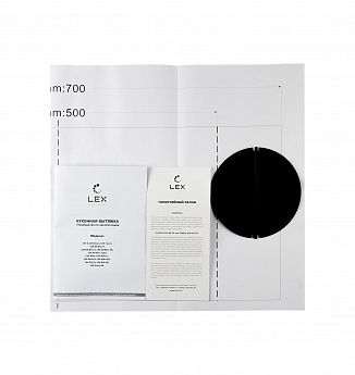 картинка Кухонная вытяжка Lex GHOST G 600 BLAC 