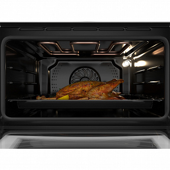 картинка Электрический духовой шкаф с функцией пароварки и СВЧ Hiberg MS-VM 5115 W SMART  картинка Электрический духовой шкаф с функцией пароварки и СВЧ Hiberg MS-VM 5115 W SMART