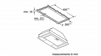 картинка Кухонная вытяжка Bosch DLN53AA50 нержавеющая сталь 